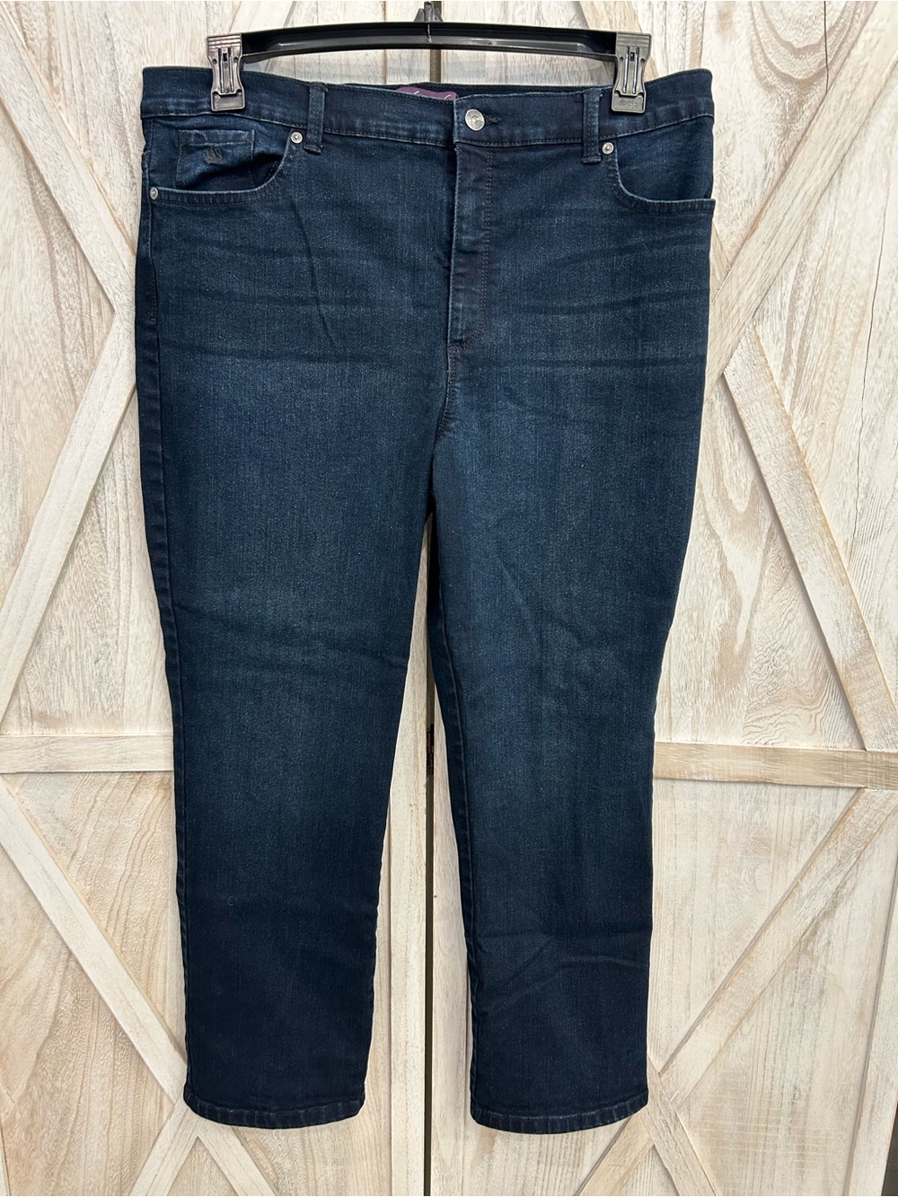 Gloria Vanderbilt Dark Blue Ankle Jeans